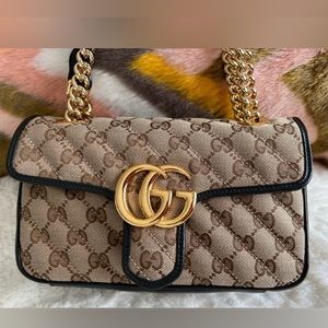 GG Mormont Mini Martelasse Shoulder Bag